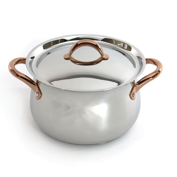 BergHOFF Ouro Gold 18/10 Stainless Steel 9.5" Stockpot with SS Lid