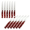 thumbnail image 1 of BergHOFF Pakka Wood 12pc Stainless Steel Steak Knife Set 4.75", 1 of 6