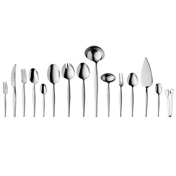 BergHOFF Essentials 72Pc 18/10 Stainless Steel Flatware Set, Finesse