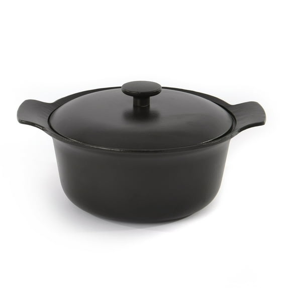 BergHOFF Ron 10" Cast Iron Dutch Oven 4.4Qt., Black
