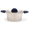 thumbnail image 1 of BergHOFF Stacca 8" Stainless Steel Covered Casserole, Blue, 1 of 1
