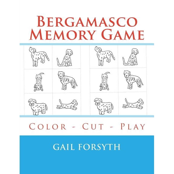 Bergamasco Memory Game: Color - Cut - Play, (Paperback)
