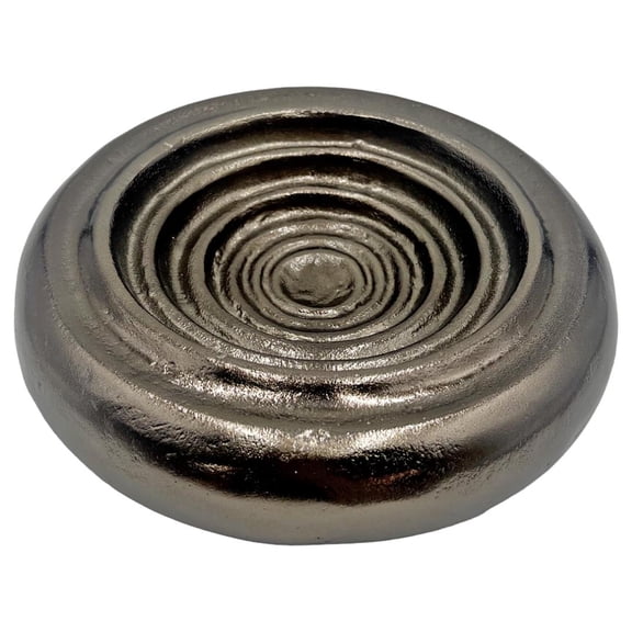 Bergamo Art 10 Inch Wide Decorative Handmade Aluminum Round Bowl in Bronze