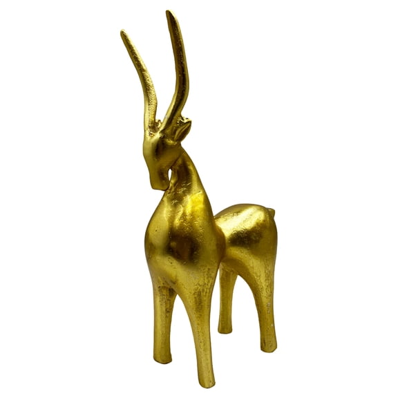 Bergamo Art 12 Inch Tall Decorative Handmade Aluminum Goat Sculpture