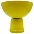 thumbnail image 1 of Bergamo Art 12 Inch Wide Decorative Handmade Iron Modern Flower Vase in Yellow, 1 of 4