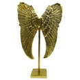 thumbnail image 1 of Bergamo Art 20" Decorative Handmade Aluminum Modern Butterfly Sculpture in Gold, 1 of 6