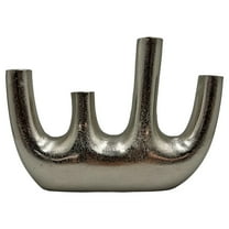 Bergamo Art 9 Inch Tall Decorative Handmade Aluminum Modern Flower Vase