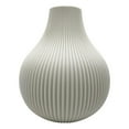 thumbnail image 1 of Bergamo Art Textured Pear Shaped Ceramic Vase, 1 of 4