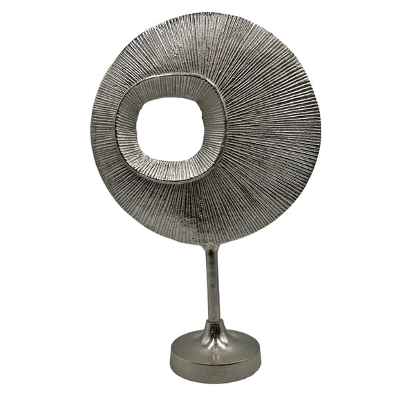 Bergamo Art Decorative Handmade Aluminum 19 inch Modern Eyeball Mirror Sculpture