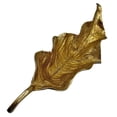 thumbnail image 1 of Bergamo Art Decorative Handmade Aluminum Leaf Bowl in Gold, 1 of 4