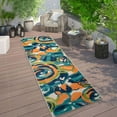 thumbnail image 1 of World Rug Gallery Modern Floral Indoor/Outdoor Area Rug - Multi 2' x 7', 1 of 8