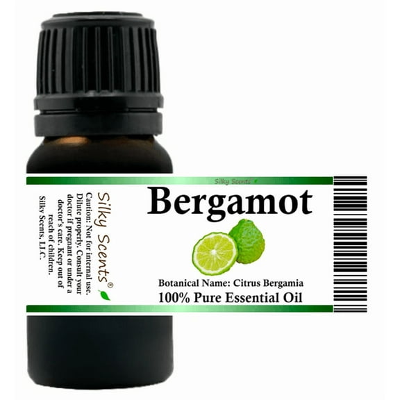 Bergamot Essential Oil 5 ml (1/6 fl oz) - 100% Pure and Natural by Silky Scents