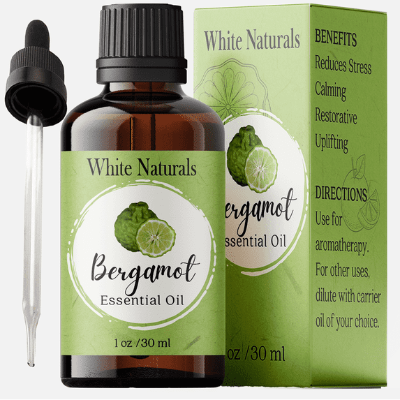 Organic Bergamot Essential Oil - 100% Pure & Natural -Premium Therapeutic Grade with Premium Glass Dropper - Undiluted Natural/Homeopathic Aromatherapy Scented, Great for DIY Soap Making, Massage