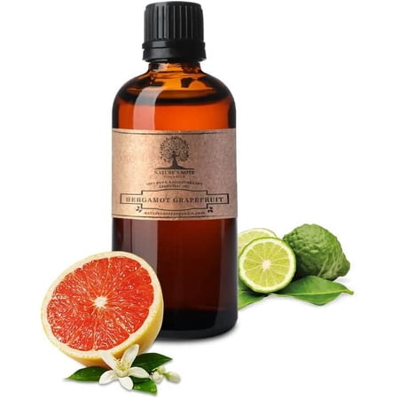 Bergamot Grapefruit Essential Oil - 100% Pure Aromatherapy Grade Essential oil by Nature's Note Organics - 1 Fl Oz