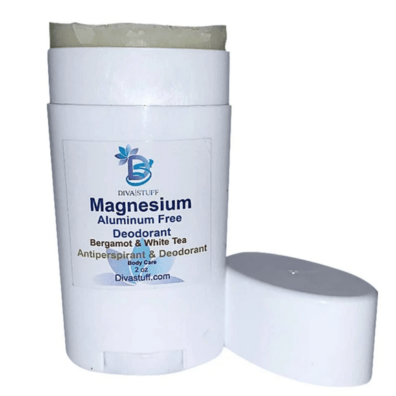 Bergamot & White Tea Magnesium Deodorant Unisex by Diva Stuff