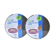 Bergan Turbo Scratcher Replacement Cat Scratch Pad Refill 2 Pack 4 Count
