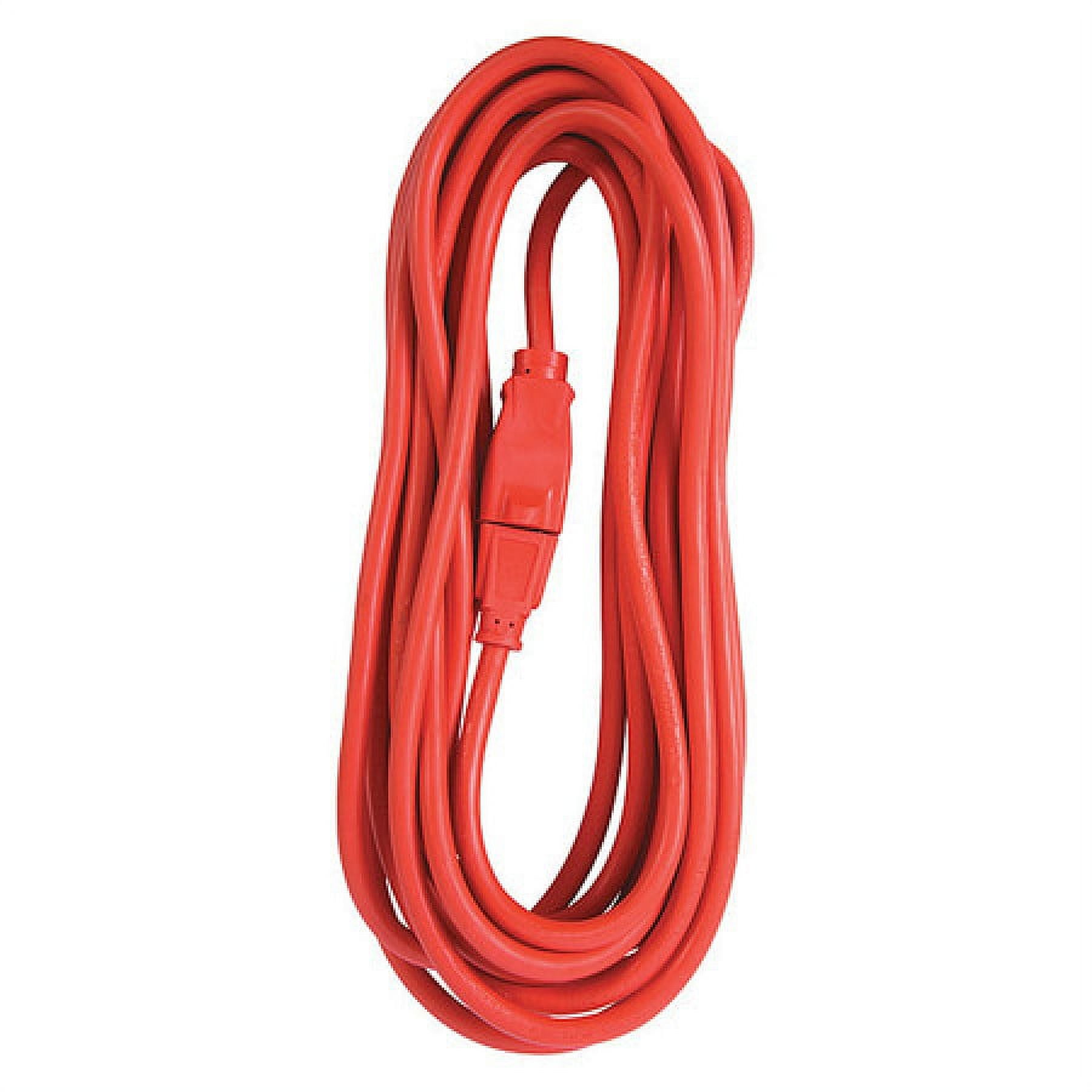 Bergen Industries 25' 14/3 SJTW 15 Amp/125-Volt Outdoor Extension Cord, Orange
