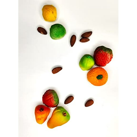 Bergen Marzipan - Assorted Fruit Shapes (18pcs.) by Bergen Marzipan [Foods]