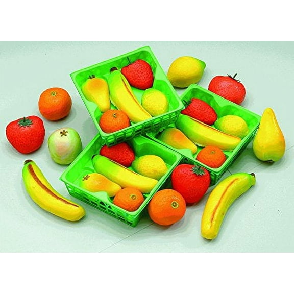 Bergen Mixed Fruit Marzipan Basket 4.5oz (4-pack)