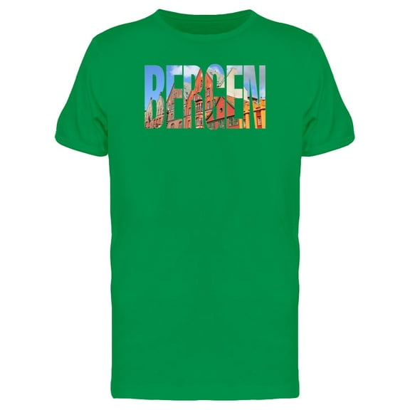 Bergen Travel Lovers Quote Tee Men's -Image by Shutterstock