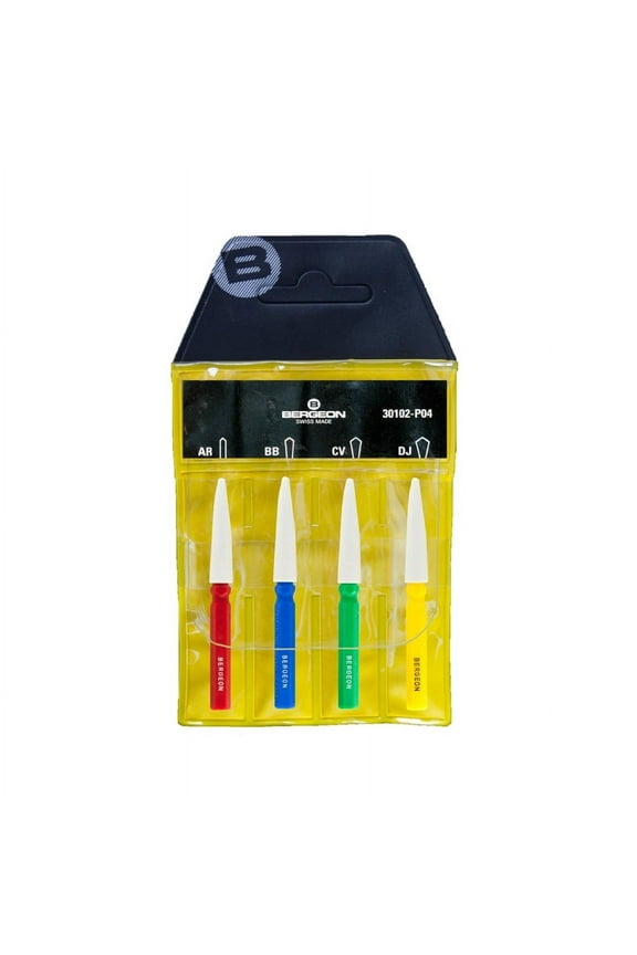 30102-P04 assortment of 4 oilers for watchmakers