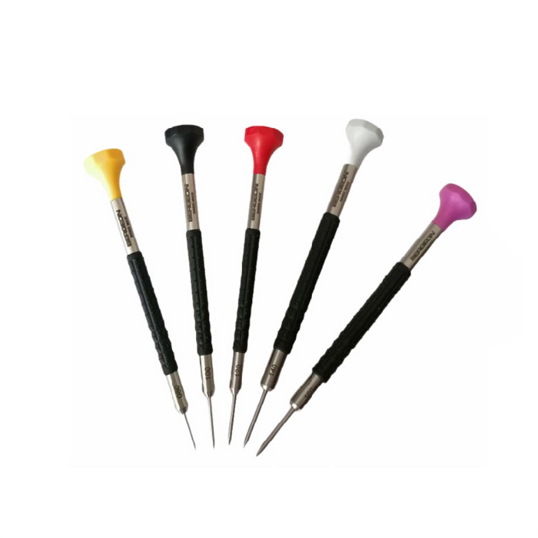 Bergeon 6899-P05 set Of 5 watchmakers ergonomic screwdrivers