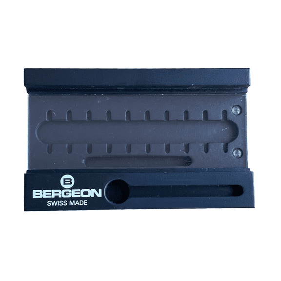 Bergeon 7744-S stand for 2 bracelet blocks, holder and pins
