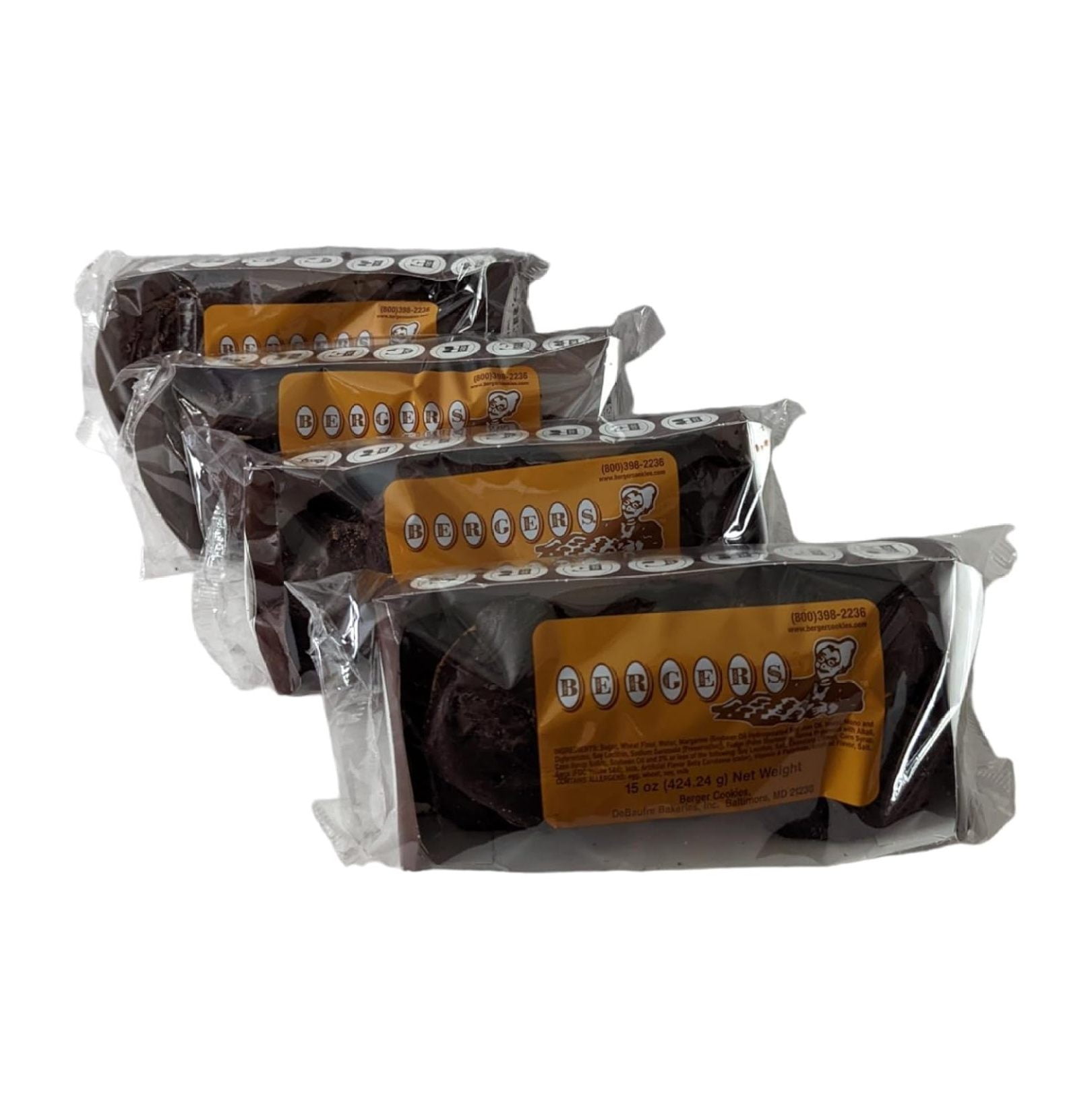 Berger Cookies Original 15oz pack (Set of 4) Baltimore delicious