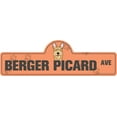 thumbnail image 1 of Berger Picard Street Sign | Indoor/Outdoor | Dog Lover Funny Home Décor for Garages, Living Rooms, Bedroom, Offices | SignMission personalized gift | 24" Wide, 1 of 5