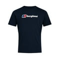 thumbnail image 1 of Berghaus Big Classic Logo Mens Short Sleeve Outdoor T-Shirt Tee Navy Blue - M, 1 of 2