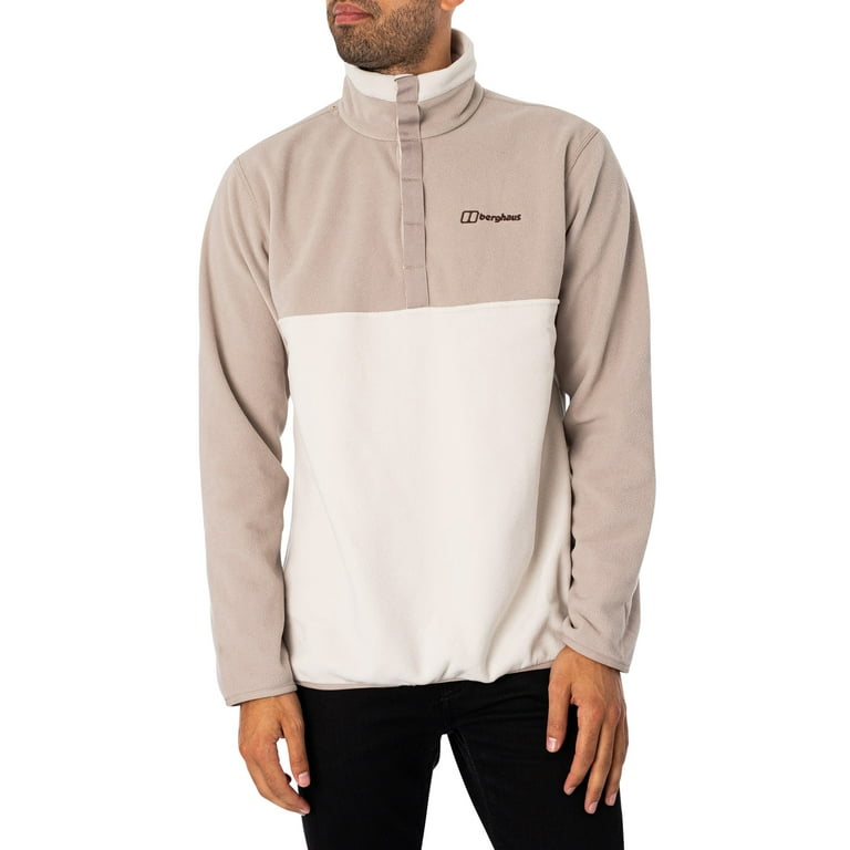 Berghaus Felltop Snap Half Zip Fleece Beige L Man