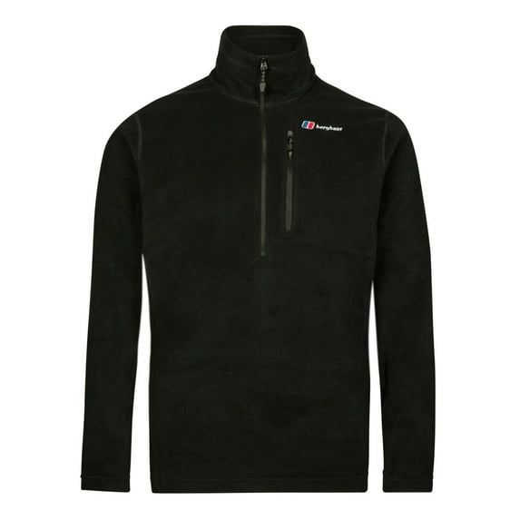 Berghaus Prism Micro Mens Half Zip Fleece Jacket Coat Black - S