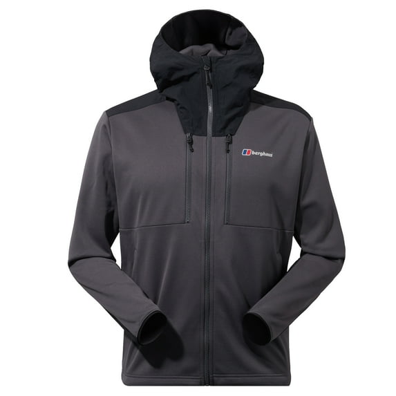 Berghaus Reacon Hooded Mens Outdoor Jacket Coat Grey/Black - XXL