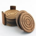 thumbnail image 1 of Berghoff Bamboo7pc  Coaster Set,, 1 of 5