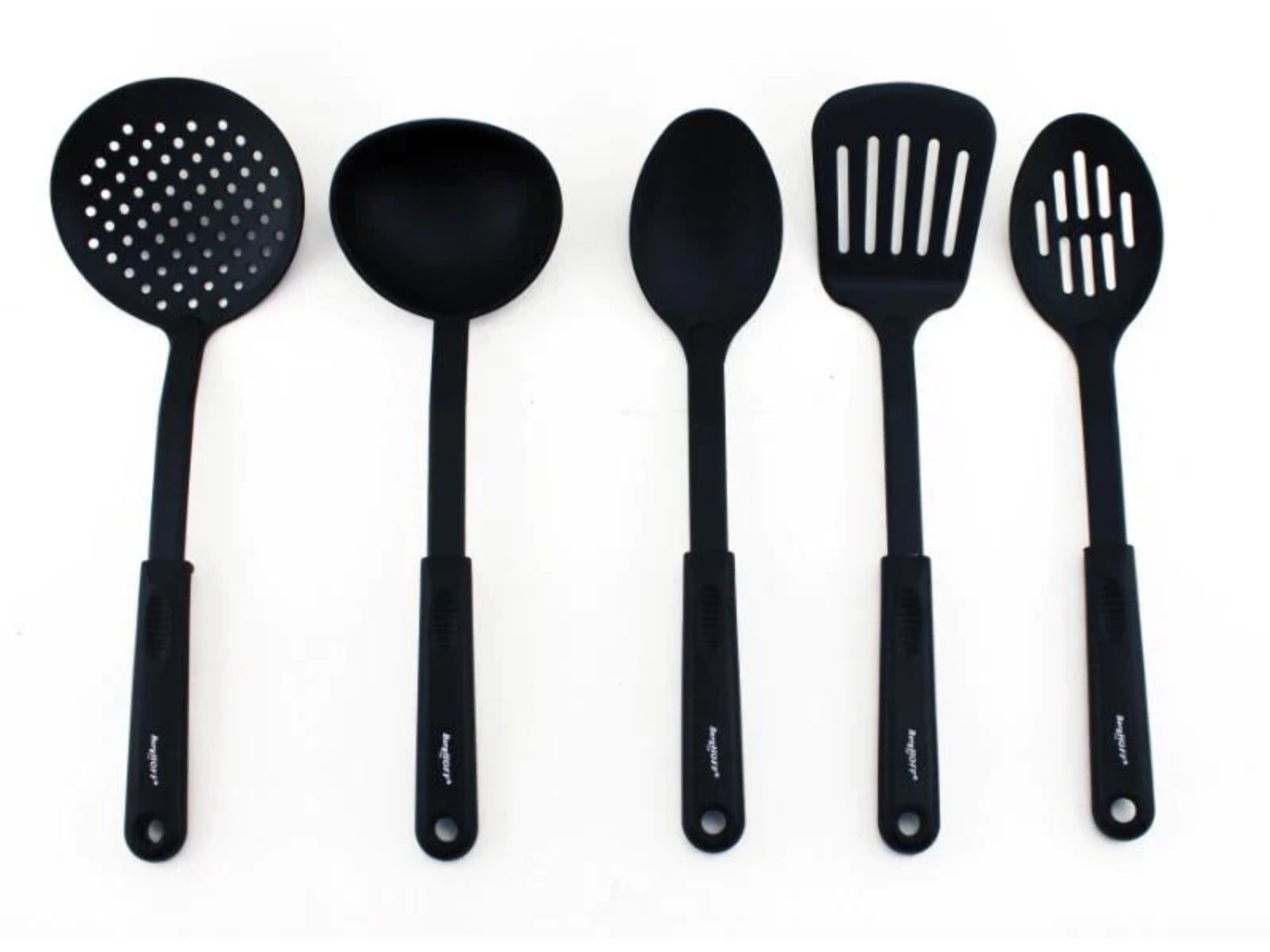 BergHOFF Black Nylon 5-Piece Kitchen Utensil Set