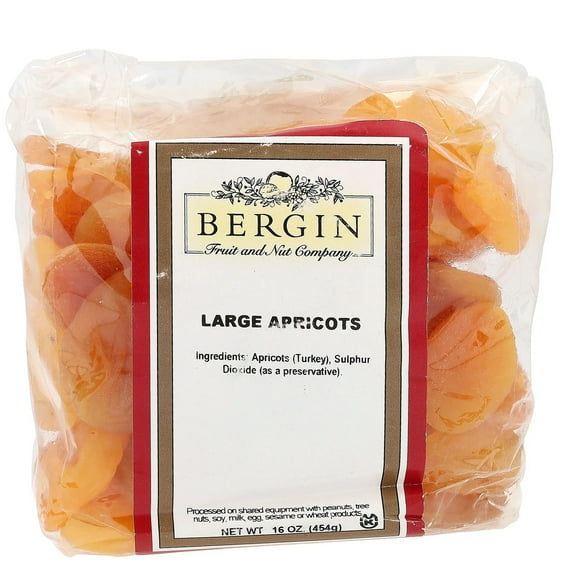 Bergin Fruit and Nut Company Large Apricots, 16 oz (454 g)