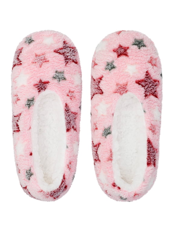 Fuzzy Slippers for Women, Super Soft Indoor Comfy & Cozy House Shoes W/ Anti-Skid Sole (Furry Collection)