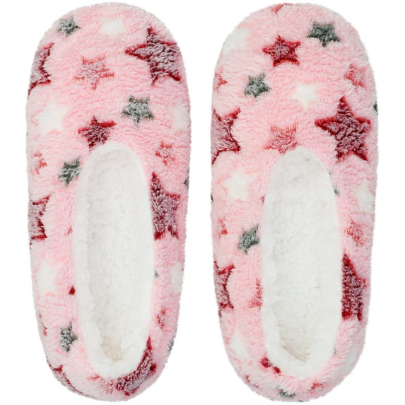 Bergman Kelly Fuzzy Slippers for Women, Super Soft Indoor Comfy & Cozy House Shoes W/ Anti-Skid Sole (Furry Collection)