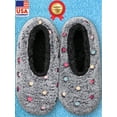 thumbnail image 1 of Bergman Kelly Fuzzy Soft Sole Non-Slip Indoor House Slippers for Women (Dots Collection), 1 of 8