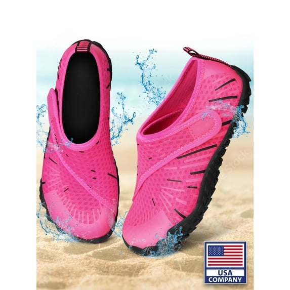 Bergman Kelly Kids Water Shoes (Size 12-5), Boys & Girls, Athletic Water Socks for Beach Pool Surf Sand Hiking Camping Boating US Casual Shoes