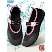 Bergman Kelly Little Kids Water Shoes (Size 11-4), Adorable Beach Shoes for Girls, US Casual Shoes