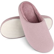 Bergman Kelly Memory Foam Slippers for Women & Men, Super Cushiony Slip-On House Shoes for WFH Comfort Cush Collection - Scuff Style, US Company