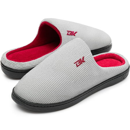 Bergman Kelly Men's Slippers, Two-Tone Indoor/Outdoor Clog Style Slippers w/ Memory Foam, House Shoes for Men, Ranger Collection