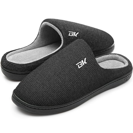 Bergman Kelly Men's Slippers, Two-Tone Indoor/Outdoor Clog Style Slippers w/ Memory Foam, House Shoes for Men, Ranger Collection