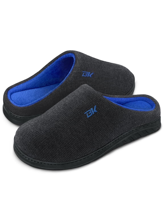 Men's Slippers, Two-Tone Indoor/Outdoor Clog Style Slippers w/ Memory Foam, House Shoes for Men, Ranger Collection