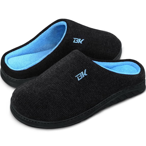 Bergman Kelly Men's Slippers, Two-Tone Indoor/Outdoor Clog Style Slippers w/ Memory Foam, House Shoes for Men, Ranger Collection