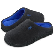 Bergman Kelly Mens Slippers, Two-Tone Indoor/Outdoor Clog Style Slippers w/ Memory Foam, House Shoes for Men, Ranger Collection