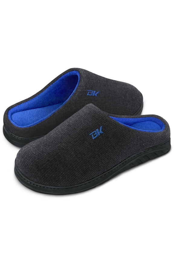 Men's Slippers, Two-Tone Indoor/Outdoor Clog Style Slippers w/ Memory Foam, House Shoes for Men, Ranger Collection