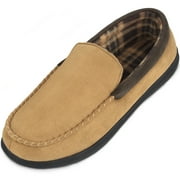 Bergman Kelly Mens Memory Foam Loafer Slippers, Comfortable House Shoes Prof Collection