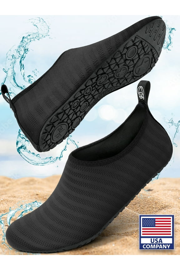 Mens & Womens Water Shoes (M 5-10; W 7-12), Herringbone Pattern US Casual Shoes